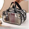 AWAVM Clear Toiletry Bag, Large Clear Travel Toiletries Bag Thickened