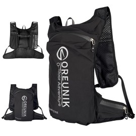 Running Vest Backpack,7L Lightweight Running Hydration Backpack,Adjustable Running Water Vest for Hiking Trail Running Cycling Race Marathon for Women Men,Running Essentials Gear Accessories