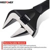 MAXPOWER 10 inch Adjustable Wrench, Wide Jaw Capacity 2 inch