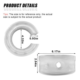 ZIMISI 2PCS Car Suspension Shock Absorber, B Type Rubber Coil Spring Booster, Car Buffer Power Cushion, Automotive Bumper Coil Spring Spacer for Most Vehicles (B Type)