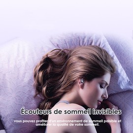 Xmenha Mini-Bluetooth-Kopfhörer, kabellos, Schlaf-Kopfhörer für kleine Ohren, kabellos, In-Ear, Bluetooth 5.4, Geräuschreduzierung bei Anrufen