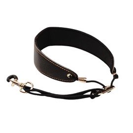 Nan Yante Saxophone Neck Strap | Leather & Fiber Dual-Layer Support | Reinforced Nylon Cord & Anti-Slip Hook | Adjustable 45-65cm (Tenor/Alto Sax)