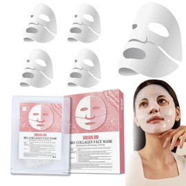 Korean Organic Collagen Real Deep Mask, Hydrating Collagen Mask Overnight, Anti-Ageing Collagen Face Mask, Collagen Reverse Film Volume Peel Off Mask, Soluble Collagen Supplement Film Face Mask (6)
