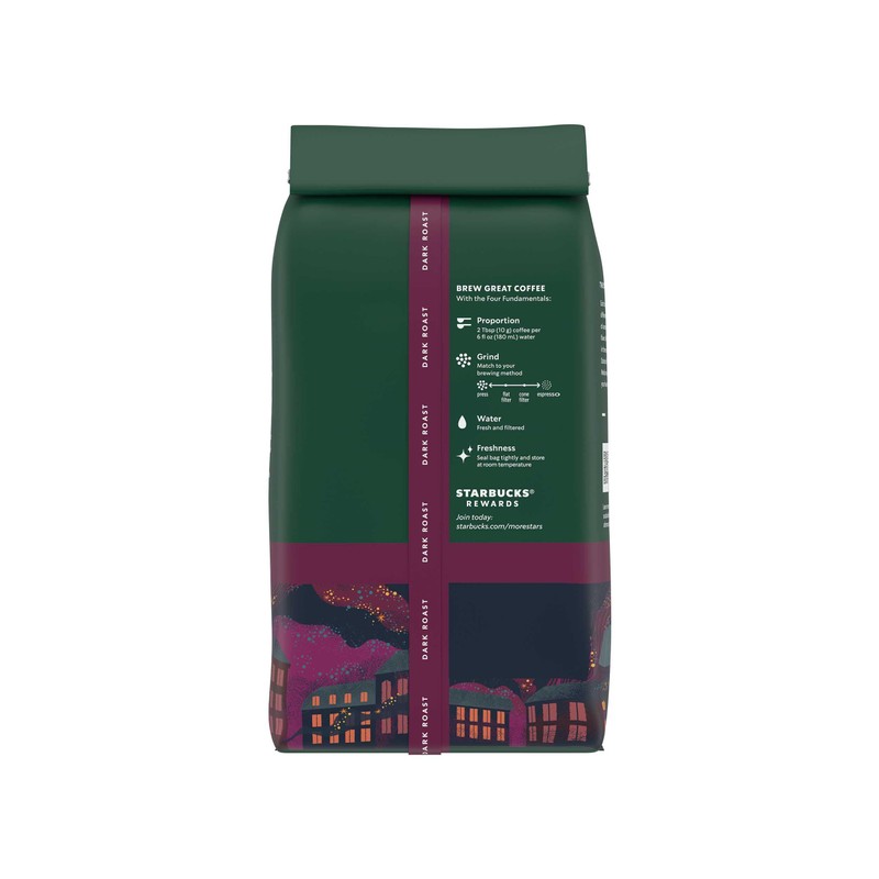Starbucks Whole Bean Coffee, Dark Roast Coffee, French Roast, 100%