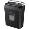 Bonsaii Paper Shredder for Home Use,6-Sheet Crosscut Paper and Credit