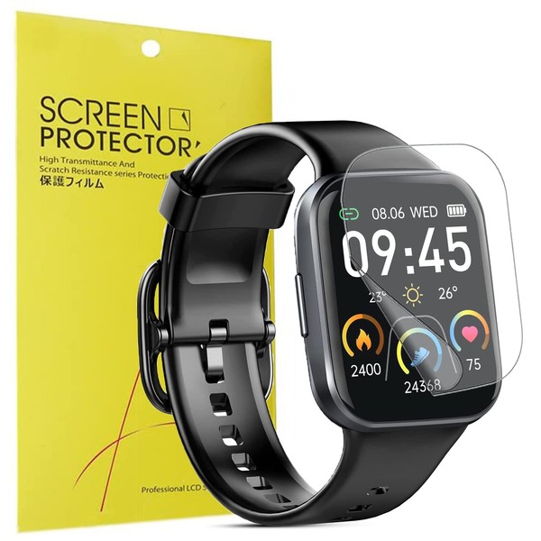 Blueshaweu Screen Protector Compatible with Jugeman Q23 Smartwatch, HD Clear