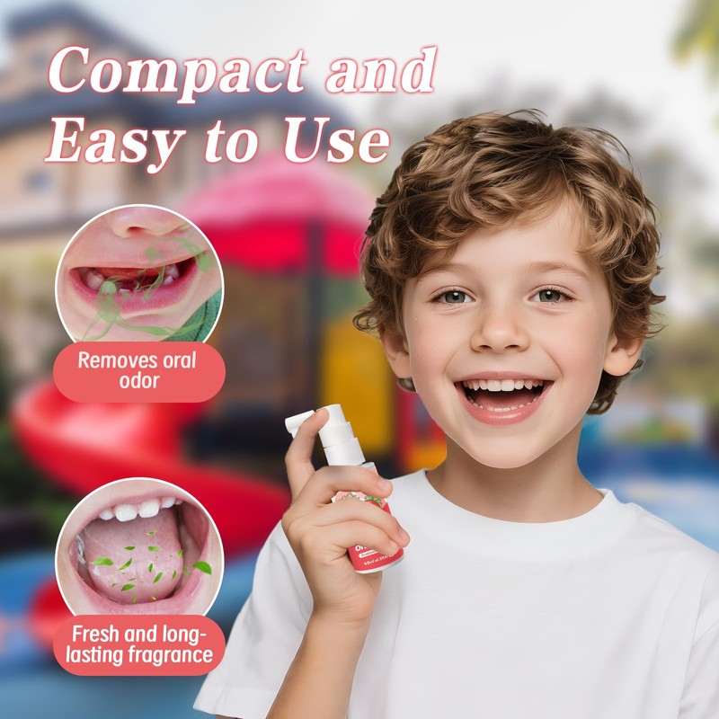 Kids Oral Spray, Toddler Toothpaste Helper for Daily Oral Care