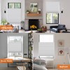 Youngoo Cordless Top Down Bottom Up Cellular Shades, Blackout Honeycomb
