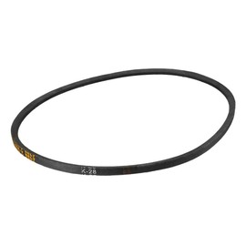 uxcell K-28 V Belt Machine Transmission Rubber, Black Replacement Drive Belt 28 inch Pitch Girth 8mm Width 6mm Height JIS Standard