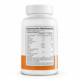 Salud&Vida Luteína 40 mg con Zeaxantina 2 mg + Betacaroteno 1 mg y Zanahoria | 200 Cápsulas de 500 mg | Carotenoides para Bienestar Visual | 1 Cápsula