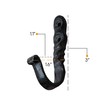 Rustic State Astor Wall Mount Cast Iron Hooks Coat Towel