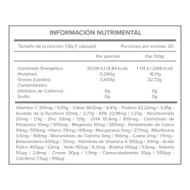 Vitrex Q 10 C/30 Caps Naturex / Q10, Vitaminas Y Minerales Sabor Cápsulas