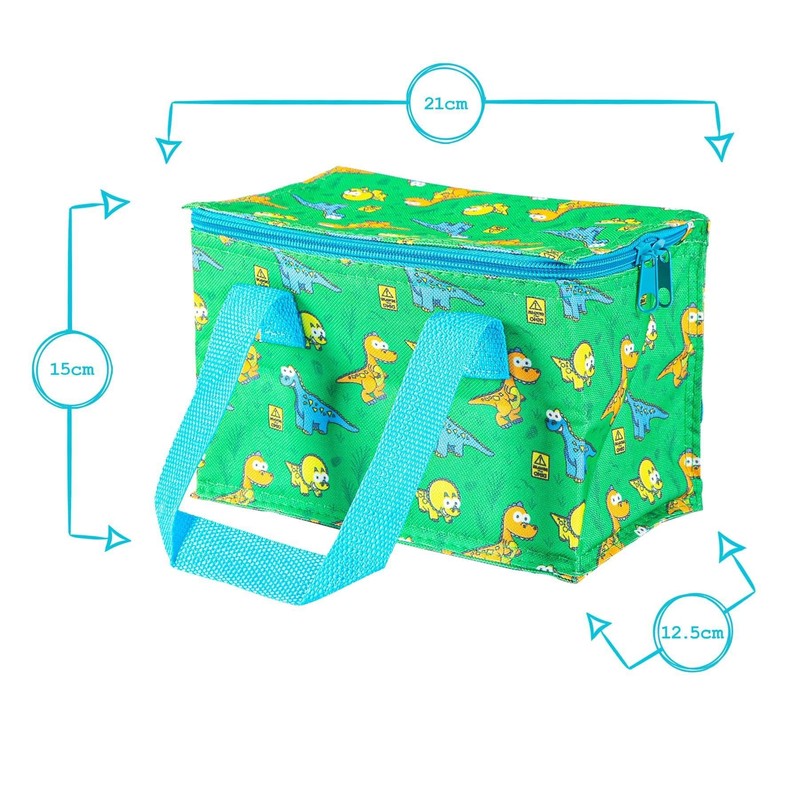 Tiny Dining Sketchbook Insulated Lunch Bag - Foil Lined School