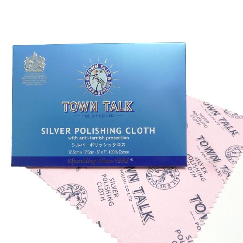 TOWN TALK Silver Polishing Cloth, Silver Cloth, Silver Cleaner, Set