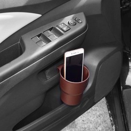Ejoyous Portavasos para Auto, Portavasos Universal con Clip para Colgar Salida de Ventilación de Aire Soporte de Montaje para Puerta de Botella Caja Multifuncional Se Adapta a la