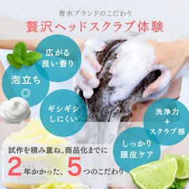 CARA ヘッドスクラブ 230g シトラスアイスミント 頭皮クレンジング スクラブ スカルプシャンプー 頭皮ケア 頭皮スクラブ ヘッドスパ ヘアスクラブ 頭皮の匂い消し