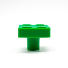 DOJA Barcelona Furniture Knobs Children's Cupboard Knobs in Block Design 6 Chest of Drawers Children's Room Drawer Handles 45 x 30 mm Children's Door Knob Children's Knob Children's Handle Furniture