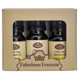Fabulous Frannie Spring Fling Pure Essential Oil Set Ylang Ylang, Lemon and Rosemary .33oz (Pack of 3)
