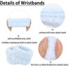 Ondder 10 Pcs Spa Headband and Wristband Set with Poder