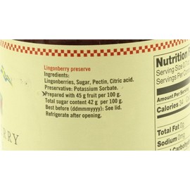 Hafi Variety Pack Preserves Lingonberry, Wild Cloudberry, Gooseberry 14.1-ounce Jars (Pack of 3)