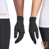 Tommie Copper Core Compression Infrared Full Finger Gloves| Non-Slip, Touchscreen
