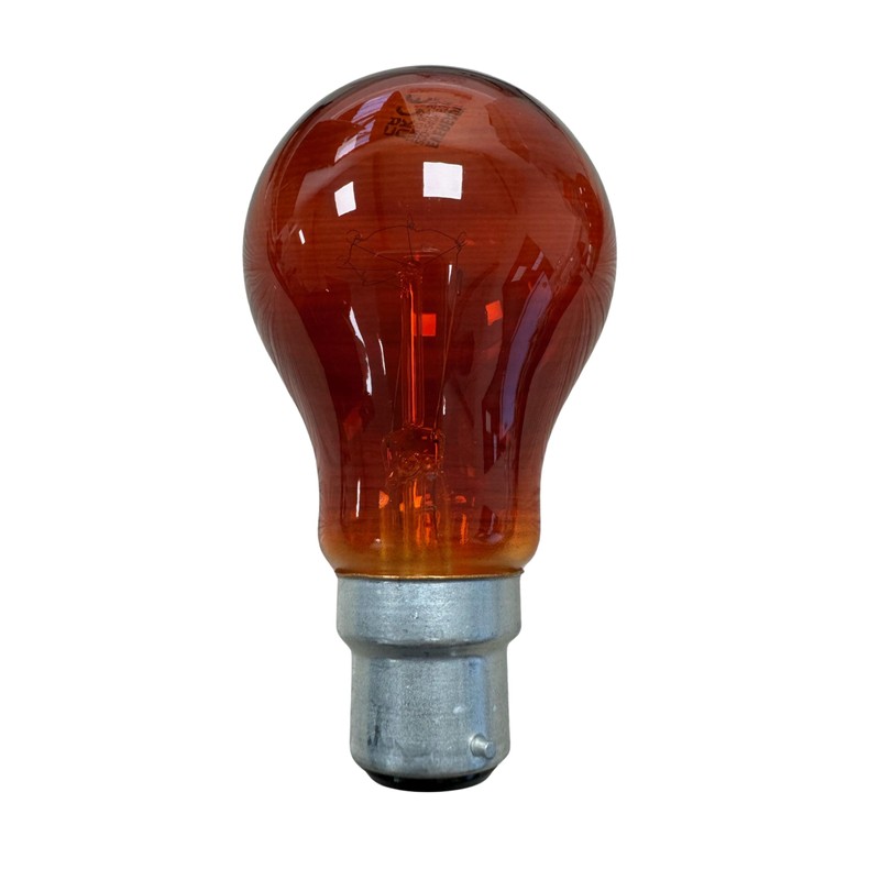 Unibulb Fireglow Red Lightbulb, 40W, GLS B22 Bayonet, 390 Lumens,