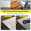 HighFree 9PCS Non Woven Abrasive Buffing Polishing Wheel Drill Attachment
