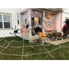 Halloween Decorations Big Spider 4.9 Ft Black Soft Hairy Scary