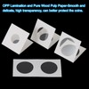 PATIKIL 2x2 Coin Flips, 400 Pack 23mm Cardboard Coin Holder