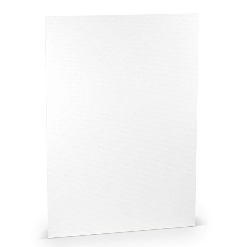 PAPERADO 50 x Letter Paper DIN A4 - White Ribbed