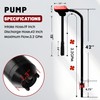 PUMPTOR Rechargeable Fuel Transfer Pump Electric Gas Pump For Gas