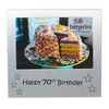 Happy 70th Birthday ' - Photo Picture Frame Gift -