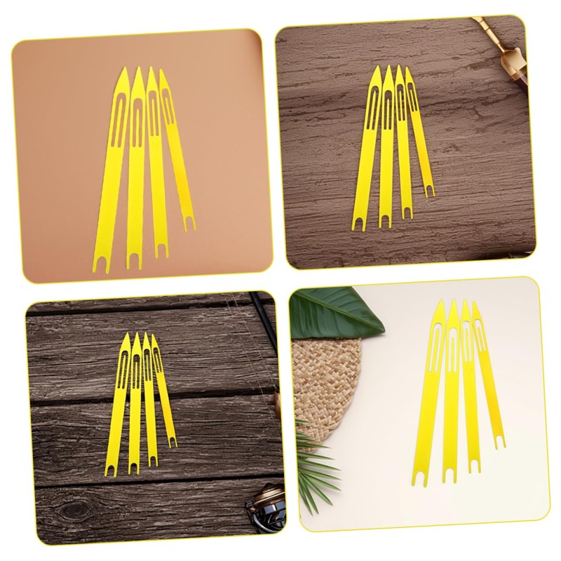 KICHOUSE Professional Net Mending Tools Set 40pcs Plastic Weaving Shuttles