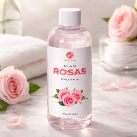 Agua De Rosas Tonico Facial 500ml Alma Tierra