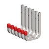 Secotec 6 x universal hooks, galvanised, 80 x 120 mm,
