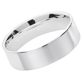 925 Sterling Silver 6mm Flat Court Comfort Men/Ladies Wedding Band/Ring WJS13899RSO