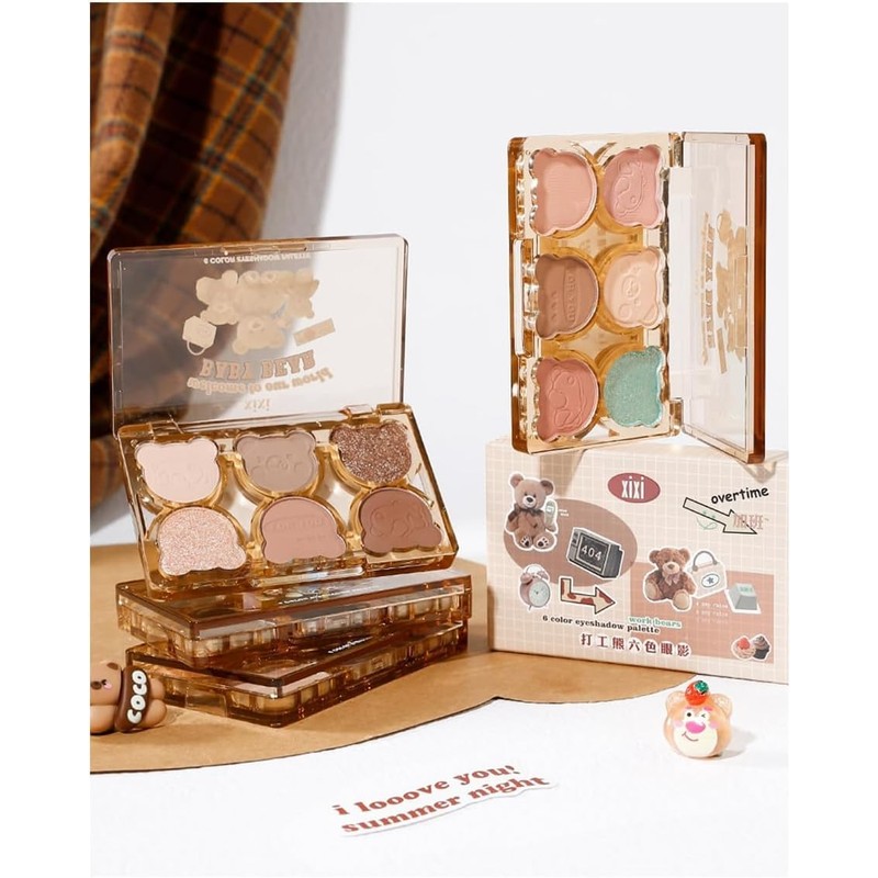 Gecomo Eye Shadow SNS Popular Eyeshadow Palette, High Color, Lasting