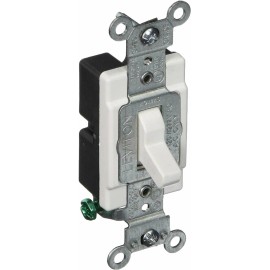 Leviton Lighted Quiet Single Pole Switch - Leviton