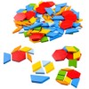 Bigjigs Wooden Pattern Tiles Educational Geometric Shapes