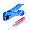 CMD Coaxial Cable Stripper, Wire Stripper, F-Type Contact Stopper, Electrician,