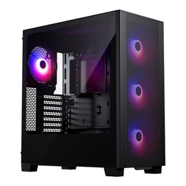 Phanteks XT Pro Ultra, Mid-Tower Gaming Chassis, 4X M25-140 Fans Included, High Airflow Performance Mesh, Tempered Glass Window, USB-C 3.2 Gen2 (Black)
