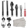 10PCS Drain Snake Cutter and Drain Auger Cutter Kit with