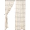 Piper Classics Farmcloth Stripe Panel Curtains, Set of 2, 84"