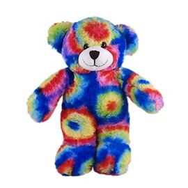 Plushland 8 Inch Soft Plush Stuffed Animals Study Buddy Toys, Wonderful Friends for Kids Children Toddler,Good Partner for School Closures,Distance Learning,Home Activities. (Floppy Bear - Tie Dye)