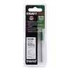 Trend CraftPro Straight Two Flute Router Cutter Bit, 1/4 Inch