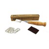 Brunswick Bakers Curved Bread Lame with Wooden Handle, Size 19