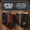 Made in USA Leather EDC Pouch | Leather Multitool Sheath/Holster