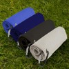 zavehony 40x40cm Golf Towel With Carabiner Clip,Golf Cleaning Towel (Navy/Black/Cold