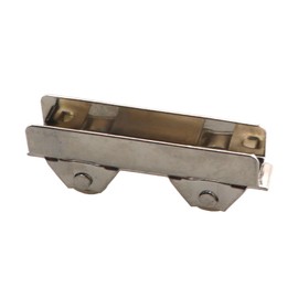 ZQIY 10PCS Sliding Door Roller Replacement Wheel Stainless Steel Cabinet Pulley Clip for 8mm Thick Display Glass Door Pulley Display Cabinet Knife Wheel Bookcase Roller