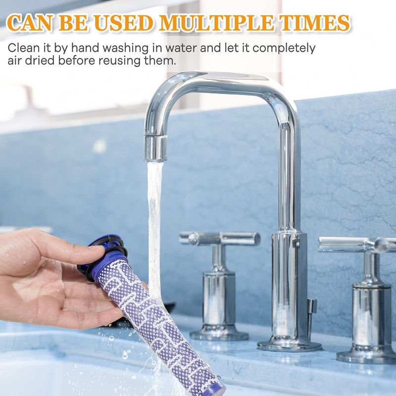 3 Pack Filter Replacements Pre Filters for Dyson V6, V7,